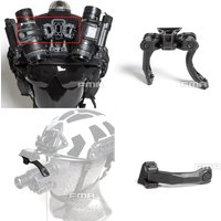 Outdoor Tactical FMA Nylon Double J Arm Mount Bracket NVG Bridge Mount for Dummy AN/PVS 14 Single or Dual Night Vision Model