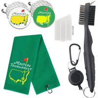 6 Pcs Golf Accessories Cleaning Set, Include 4 pcs golf marker 1 golf towel 1 golf brush,Creative Golf Gift For Golf Lovers
