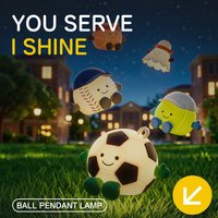 Mini ball pendant lamp ball bag hanger decoration for the room. Gift for sports enthusiasts. Charging device. Soft silicone