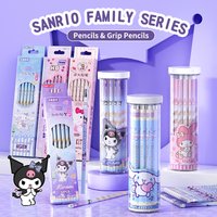 Sanrio Wooden Pencils Cartoon Cute Triangular Hb Pencils Posture Correction Pencils Student Stationery Gift