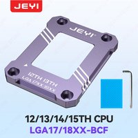 JEYI 12th-15th Gen CPU Bending Correction Frame Aluminium Fixed Backplane CPU Contact Frame Socket For Intel LGA-17XX 18XX CPU