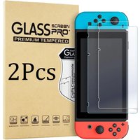 2PCS Switch Screen Protector Tempered Glass For Nintendo Switch NS Console Anti-Scratch Protective Accessories