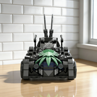 373pcs MOC Batmobile Forever Super Heroes DCD Batmansed Model Building Blocks Architecture Christmas Gifts Toys Idea Education