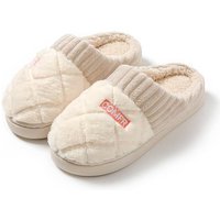 Women's Casual Home Slippers Soft Bottom Plush Slippers Anti-slip Thermal Slippers Indoor Winter Men's Fashion Casual Flats Slip
