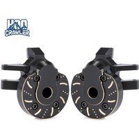 HooCrawler Capra 1.9UTB SCX10 III 204g Black Brass Steering Knuckles Portal Cover for 1/10 RC Crawler Axial AR45P Currie F9 Axle