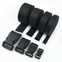 5/10Sets 1015/20/25mm Webbing Tape Plastic Buckles Bag Strap Side Quick Release Buckle Dog Collar Nylon Ribbon Fastener Clips