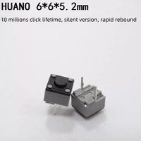 HUANO Kailh Square Mouse Micro Switch 6*6*5.2mm Silent Button For Razer Deathadder 2013 Logitech G PRO X Superlight GPW