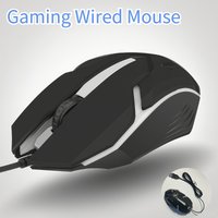 USB Wired Mouse LED Colorful Luminous Button Gaming Mouse For PC Gamer Computer Desktop Laptop Mice DPI1200 RGB Ergonomic Mouse