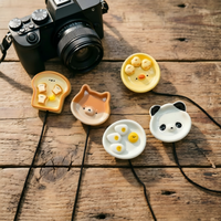 Lovely Camera Lens Cap Anti-lost Rope Keeper Strap For Canon R50 Sony ZV-E10 Fuji XT50 XT5 XT4 Nikon Z30 Z9 Z8 DSLR Accessories