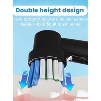 Premium Replacement Toothbrush Heads Compatible with Oral-B Braun 1000 to 8000 Series Electric Brush