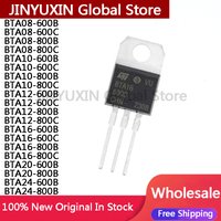 10Pcs BTA16-800C BTA08 600B 600C 800B 800C BTA10 BTA12 BTA16 BTA20 TO-220 IC Chip In Stock Wholesale