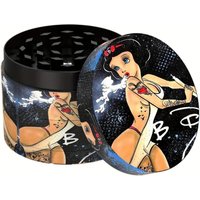 50 mm/2 Zoll Sexy Lady Smoking Metall-Kräutermühle