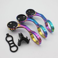 AliExpress TOOPRE Bike Computer Holder Mount Colored Bicycle Handlebar Extended Bracket For Garmin For Wahoo For Bryton Cycling Stopwatch Rack