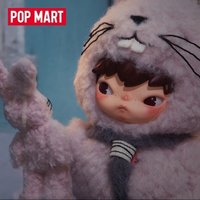 POP MART Hirono Little Hare Plush Doll Pendant Series Blind Box Mystery Box Toys Doll Desktop Ornament Collection Anime Figure