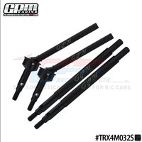 GPM Medium Carbon Steel Front CVD And Rear Axle Shafts Set For TRAXXAS 1/18 TRX-4M Ford Bronco 9729+9753+9730
