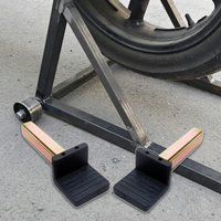 Motorcycle Swingarm Spool Lift Stand Hooks, 2Pcs Rear Paddock Stand Attachment, Heavy Duty Support Fastener for Daily Motorcycle