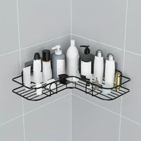 1PC Multifunctional tripod stand 1pc without punching corner stand Bathroom shampoo lotion cosmetic storage stand