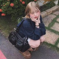 Korean Style Black Underarm Biker Shoulder Bag Women Luxury Design Handbag Ladies Outdoor Durable Multi Versatile Shoulder Bag