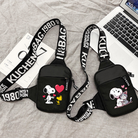 Snoopys Fashion Crossbody Bag for Women Cartoon Anime Graphic Print Shoulder Bags Boys Girls Cute Satchel Birthday Party Gifts