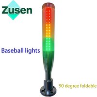 Zusen PTQ50-3T-J Multi-layer Led Warning Lights Three-color Lights Sound and Light Signal Tower Lghts Folding Buzzer 24V