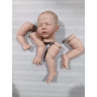NPK 16inch Zori Reborn Doll kit Lifelike Newborn Baby Doll Has painted Doll kit Unfinished Doll parts image 4