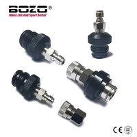 Marker ASA Coil Remote Hose Line Slide Check Adaptor With Male Quick Disconnect Universal Fill Adapter Accessories
