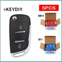 5pcs KEYDIY NB11 B11 Universal Remote Key 2 3 Buttons for KD900/KD-X2/KD MINI Key Programmer NB11-2 DS Style Car Remote Key