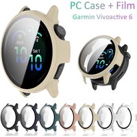 Watch Protective Case For Garmin Vivoactive6 SmartWatch Shockproof PC Protector Cover Shell /W Tempered Film Vivoactive 6
