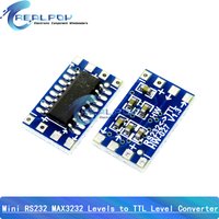 5PCS / 10PCS MAX3232 Serial Port Mini RS232 to TTL Converter Adaptor Module Board 115200bps 3V-5V MAX3232CSE Elcetrical Levels