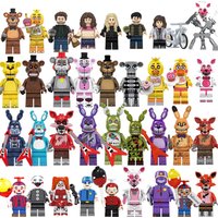 Miniature Freddy Bear Fox Spintraft Chica Figurine Five Night At Freddy Action Figure Parts Desktop Ornament Accessories