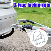 Trailer Coupler Pins Hitch Pins Safety Connector Pins Zinc-Plated Carbon Steel Trailer Locking Pins Safety Pin For Side Trailers