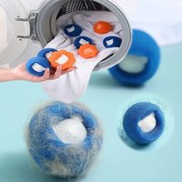 1-5Pcs Reusable Pet Hair Remover Laundry Washing Machine Ball Cat Dog Fur Lint Catcher Wool Sticker Filter