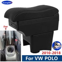 For Volkswagen POLO Mk5 6R Vento 2010-2018 Car Armrest Box Interior Dedicated Retrofit Storage box Accessory for VW POLO Armrest