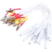 12 Pcs/lot Alligator Clip Cable, Acupuncture Needles For SDZ-II Electronic Treatment Instrument Random Color