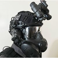 Full Set Fast Tactical Helmet Gas Mask Cos Props Hunting Style Wargame Downfield Equipment