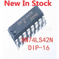 5PCS/LOT SN74LS42N 74LS42 HD74LS42P DIP-16 Decimal Decoder In Stock NEW original IC