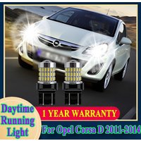 2PCS 7443 Projector Lens Light Canbus LED Daytime Running Light DRL For Opel Corsa D Accessories 2011-2013 2014 Super Bright
