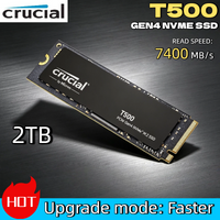 Crucial T500 500GB 1TB Gen4 NVMe M.2 Internal Gaming SSD Up to 7300MB/s for Desktop Laptop NEW Original OEM Package