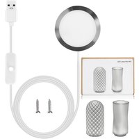 3D Printer DIY LED Lamp Kit 001,For Bambu lab A1/A1mini/P1S/P1P/X1C,USB Warm Light for Bambu lab LED Lamp Kit,Makerworld MH001