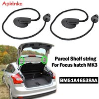 2pcs For Ford Focus 3 MK3 Hatchback 2012 - 2018 Interior Rear Parcel Shelf String Inner Tonneau Cover Strap Cord BM51A46538AA