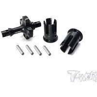 Original T works TE-TC01-K Alum. Front Spool ( For Tamiya TC-01 ) Professional Rc part