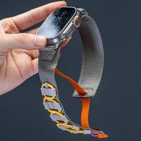 Sport Band For iWatch Ultra 2 10 9 8 7 SE 6 5 4 Nylon Breathable Bracelet Strap For Apple Watch 38mm 40mm 41 42mm 45mm 46mm 49mm