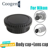 Rear Lens Cover+Camera Body Cap Protect ABS Plastic Anti-Dust for Nikon DSLR d7100 d7200 d800 d5500 d3400 Camera Accessories