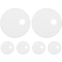 6pcs Toilet Seat Screw Cover Caps 60mm Toilet Bolt Covers Caps - Plastic Screw Lids For Seat Hinges Bathroom Hardware Decoration