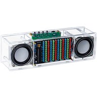DIY Bluetooth Speaker Kit Electronic LED Music Spectrum MH-M18 Dual Channel Soldering Practice 3W Speaker 8002 Amplifier DC5V