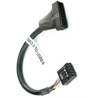 Motherboard Header Adapter Cord High Quality 1Pcs 20 Pin USB 3.0 Female To 9 Pin USB 2.0 Male For Computer PC Adapter Cord