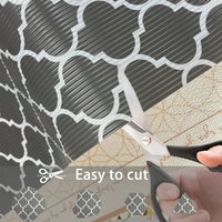 EVA Shelf Liner, Waterproof Oilproof Moistureproof Non Slip Drawer Cabinet Protector, Cuttable Non Sticky Washable Household Mat