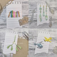 book mistletoe brick wall Cutting Dies Scrapbook Diary Decoration Stencil Embossing Template DIY Greeting Card Handmade 2025