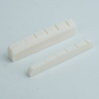 ARM 42/43mm Guitar Bone Nut - White Pre-Slotted Bone Nuts for 6 String ST Strat Style Electric Guitar Replacement Parts Accessor