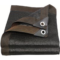 Easy to install black sunshade net for balconies, courtyards and swimming pools, anti-UV awnings and greenhouse sunshade nets